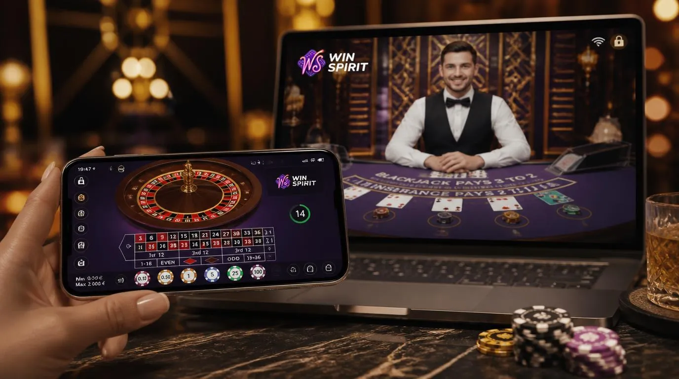 Mobiler Live-Casino Bereich mit Roulette- und Blackjack-Tischen sowie klaren Einsatzlimits